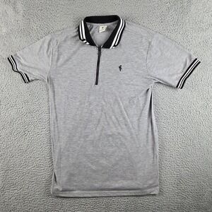Father Sons Polo Shirt Mens XL (M) Gray Short Sleeve Casual